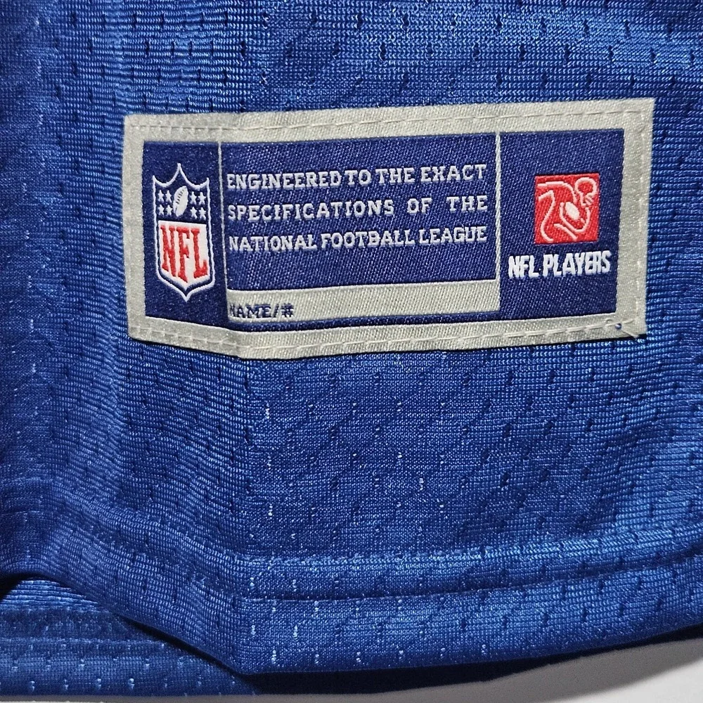 Pro Line Indianapolis Colts Women's Blank Jersey Size M Blue White